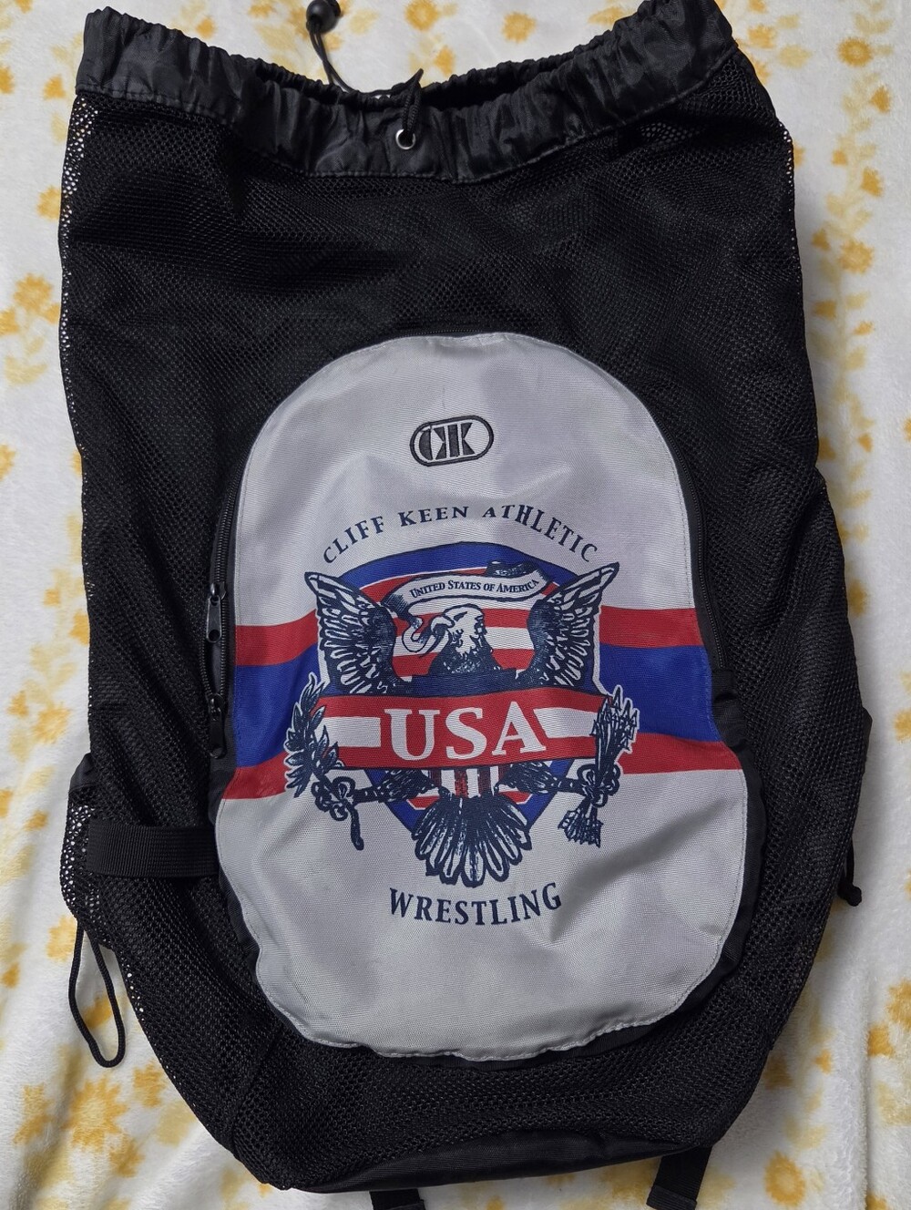 Cliff Keen Athletic USA Wrestling Historic Eagle Mesh Gear Pack